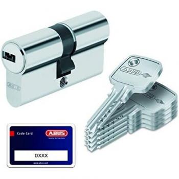 ABUS D6 35x55 Cylindre Anti-Forçage Nickelé