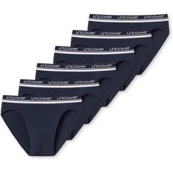SCHIESSER Uncover Rio‑Slip Basis‑Set 6 Stück – Herrenunterhose (Baumwolle, L)