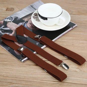 Elasticated Clip-on Suspenders for Men and Women