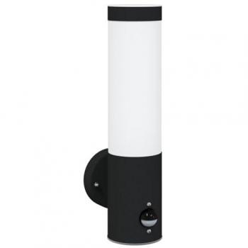 Lampada da Parete Esterno con Sensore di Movimento Nero IP44