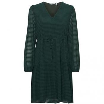 B.young BYHELIA Kleid mit Bindegürtel und verspieltem Design
