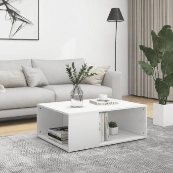 Mesa de Centro Elegante 90x67x33 cm Branco