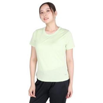 T‑shirt UA Launch Short Sleeve – Nuance vert doux – Femme – Taille XL