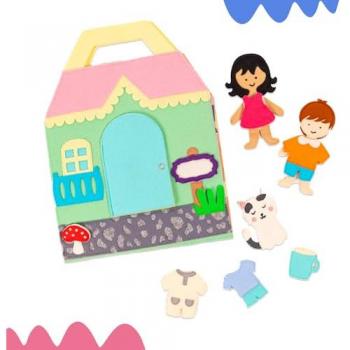 Lernspielzeug Quiet Book für Kleinkinder