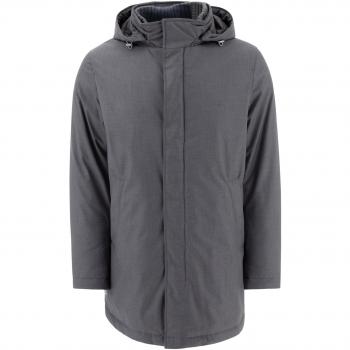 Herno, Parkas, male, Gray, Size: 2XL Stylish Down Jacket for Men