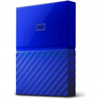 Western Digital My Passport Disco Esterno Portatile 1 TB Blu