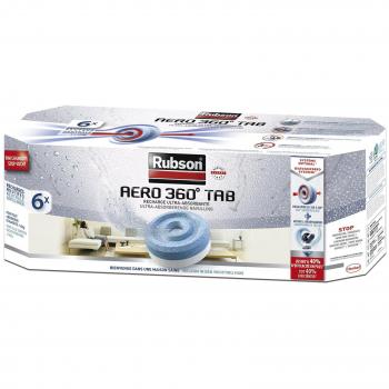 Recharge pour absorbeur d'humidité AERO 360° parfum neutre 6 pièces RUBSON