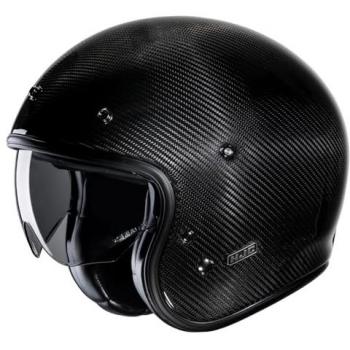 HJC V31 Casque Jet Retro en Carbone XS 54-55 Noir