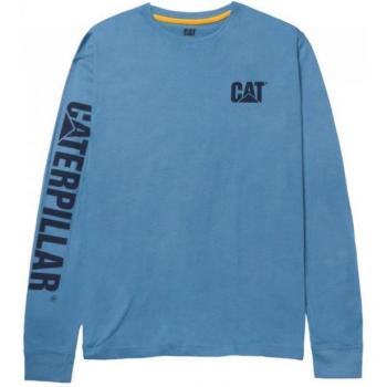 T-shirt Caterpillar Uomo XL Foglia di Tè Maniche Lunghe