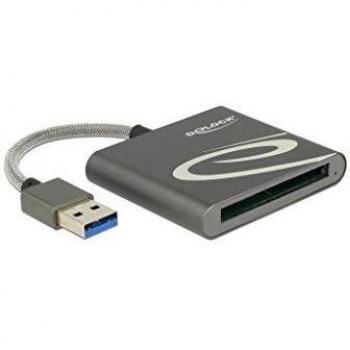DeLOCK 91525 Lecteur de carte mémoire USB 3.2 Gen 1 Gris