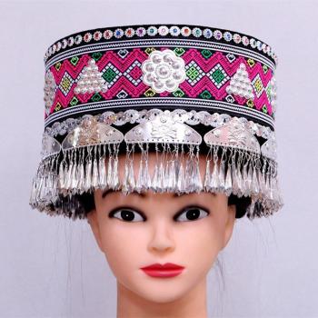 Miao Minority Stage Performance Hat