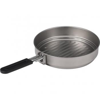 1400 mL Titanium Foldable Fry Pan by Lixada – Ultra‑Light Outdoor Grill Pan