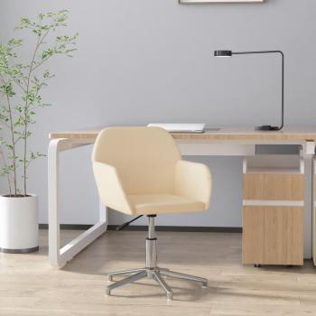 Sedia da Ufficio Crema in Tessuto