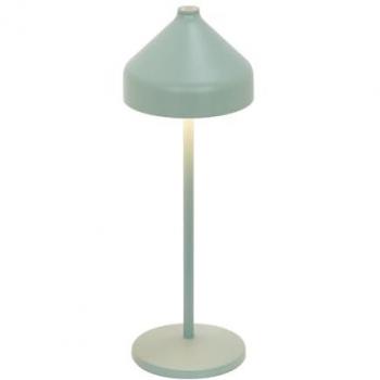 Lampada da Tavolo Ricaricabile LED Amelie Verde Foglia Dimmerabile IP65 3W 130lm