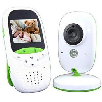 Moniteur vidéo bébé 2,4 – Wifi, haut-parleur intégré, vision nocturne – Blanc YONIS