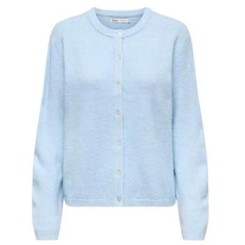 ONLY Strickjacke ONLSIMONI L/Schulter mit knopflosem Design – Damen, Blau – L