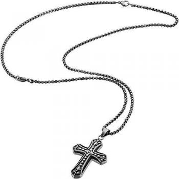 Collier pendentif homme police s14ahz02c (70 cm)