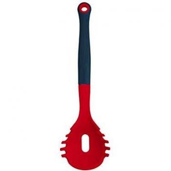 ColourWorks Silky Cherry Multi-Use Pasta Spoon, 28.5 cm