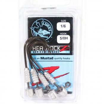 Tackle Tactics Headlockz HD Fishing Jigs – 1/6 oz, 5/0 × 4