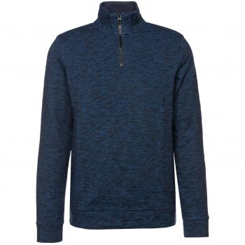 BOSS Herren‑Pulli “Orange‑Blau” – Ztart‑Up Rollkragen