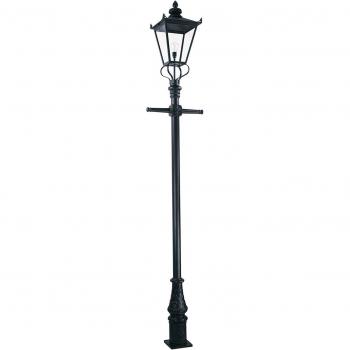 Elstead Wilmslow 1 Light Outdoor Lamp Post Black, E27, Height 330 cm