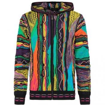 Male 2XL Zip‑Through Sweatshirt by Carlo Colucci