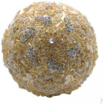 Jeweled Wedding Bouquet