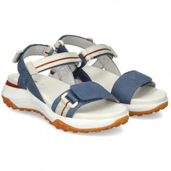 Sandálias de Verão GEOX D35TBB 03211 D Sorapis C4286 Avio-Off White