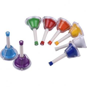 Colorful 8 Note Metal Bell Percussion Toy