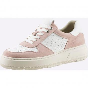 Basket Helline Nappa Rose Blanc