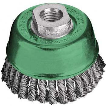 Brosse inox torsadée 65x0.5mm garniture 30x6mm