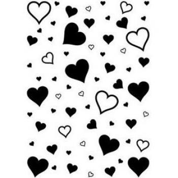 Clear Stamps Herzen Design, 1-teilig