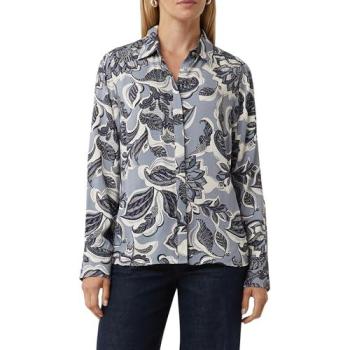 All‑over Prints in Rauchfarben: elegante Damenbluse