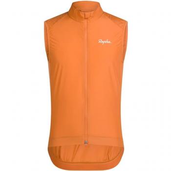 Men's Large Core Gilet in Dusted Orange/White – Rapha