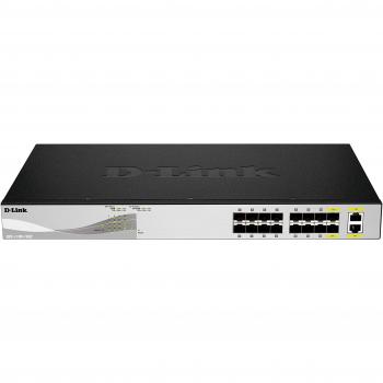 Switch Semigestionable D-Link DXS-1100-16SC 14 puertos SFP+ y 2 puertos combo 10GBASE-T/SFP+