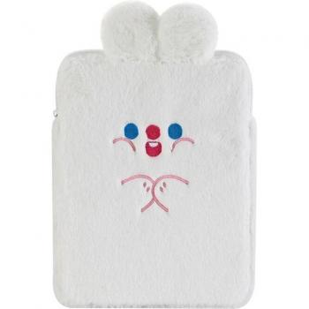 Étui de protection portable en peluche pour tablette
