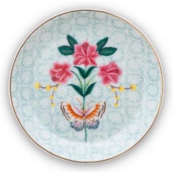 Teebeutelablage Blushing Birds Weiß 9 cm