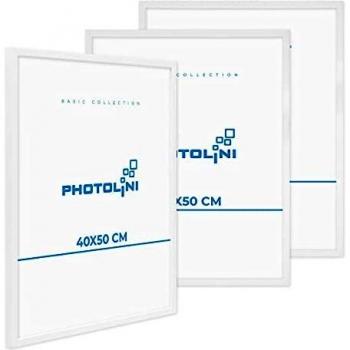 PHOTOLINI Bilderrahmen 3er Set aus MDF mit Acrylglas