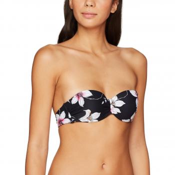 Top de Bikini O'Neill con Alambre Moldeado, Mujer, Negro (Black Aop W/ White), 34C