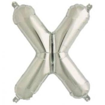RicoDesign X Silber Folienballon