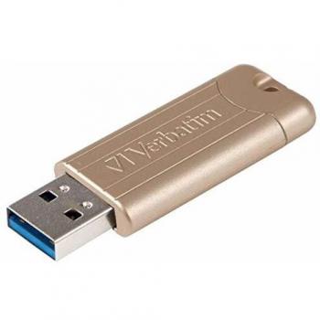 Gold Edition Verbatim Pinstripe 64 GB USB‑3.0‑Stick – 50 Jahre