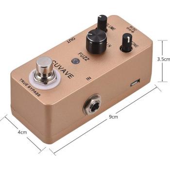 Pedal Cuvave Zinc Fuzz 100% By‑pass
