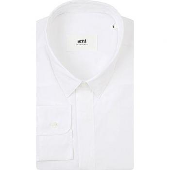 AMI PARIS Herren Hemd Regular Fit Weiß Größe XXL