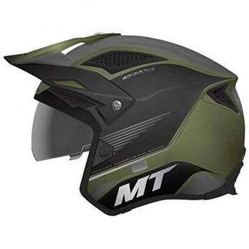 Casco de Moto MT District SV Verde Mate