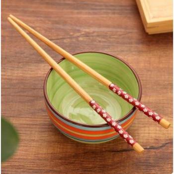 Decorative Wooden Chopsticks for Asian Cuisine