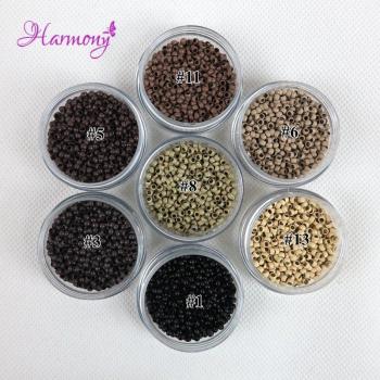 Nano Ringe für Haarverlängerungen, 5000 Stück, Kupfer, 2,5x1,5x1,6mm