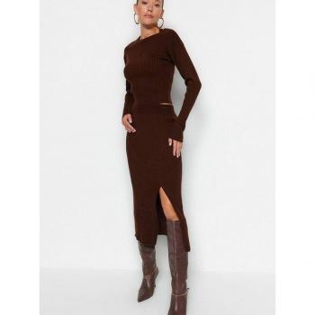 Trendyol Braunes Strick-Set für Damen
