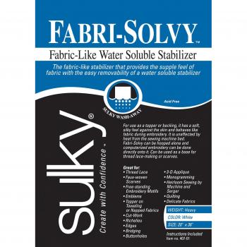 Sulky Fabri-Solvy Soluble Stabilizer-20X36 407-01
