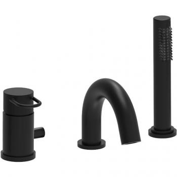 Mitigeur de Baignoire Noir Mat