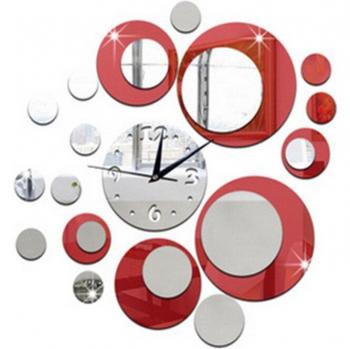 Crystal Lens Wall Clock with 3D Effect
